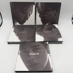 Lot Of 5 SuperM The First Mini Album Taeyong Ten Baekhyun Mark Lucas Complete